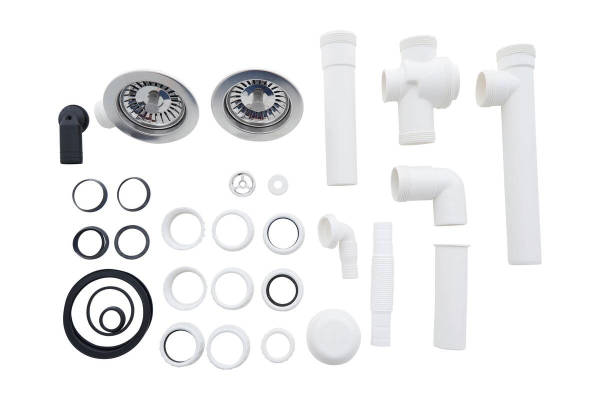 Respekta Einbauspüle Houston 100 x 50 S schwarz Mineralite B/H/T: ca. 100x21x50 cm