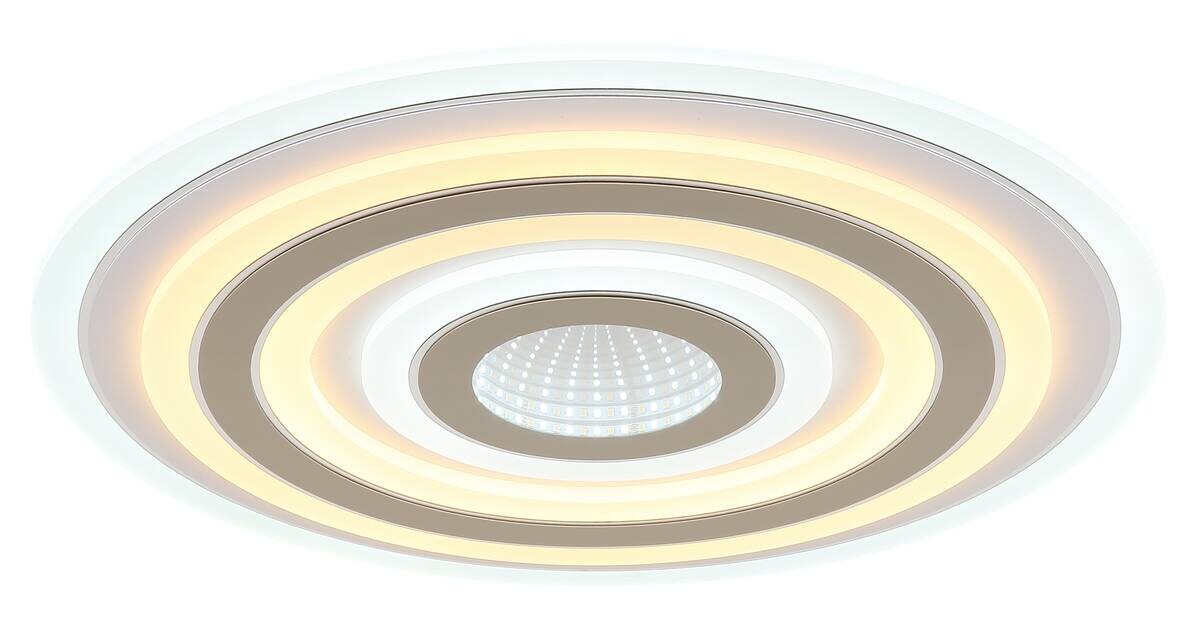 GLOBO LED-Deckenleuchte Opal weiß Metall Acryl H/D: ca. 5x48 cm 1 Brennstellen