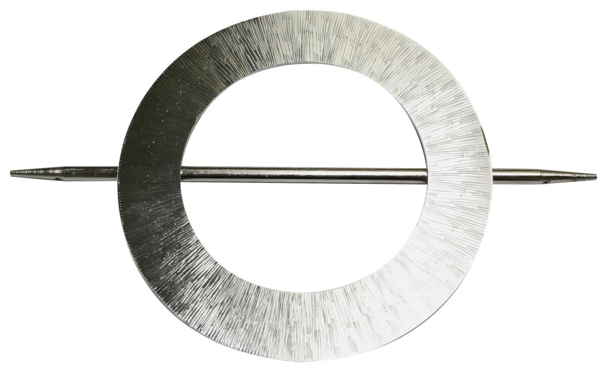 Boviva Raffspange Mars Edelstahloptik Metall D: ca. 14,5 cm