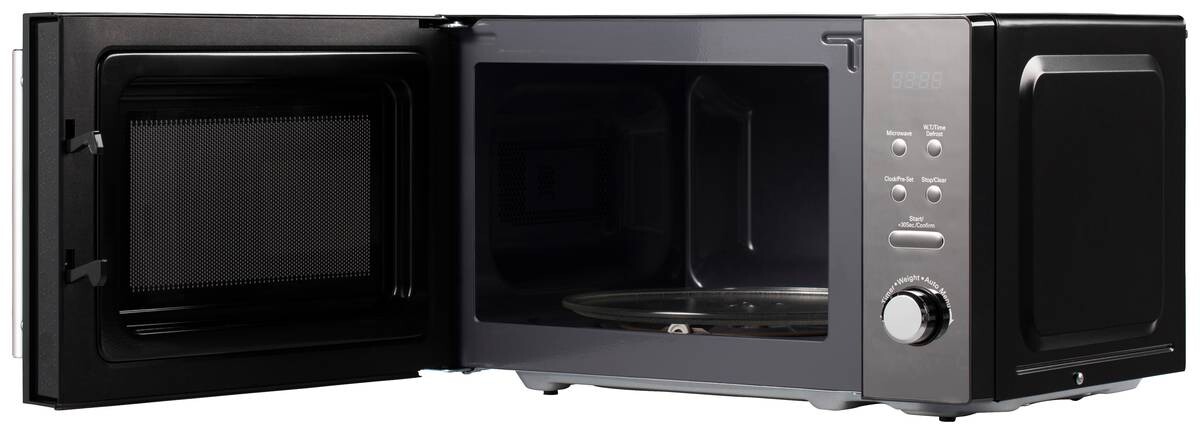 POCOline Mikrowelle AM720C3D-PM schwarz Metall B/H/T: ca. 44x26x35 cm ca. 20 l