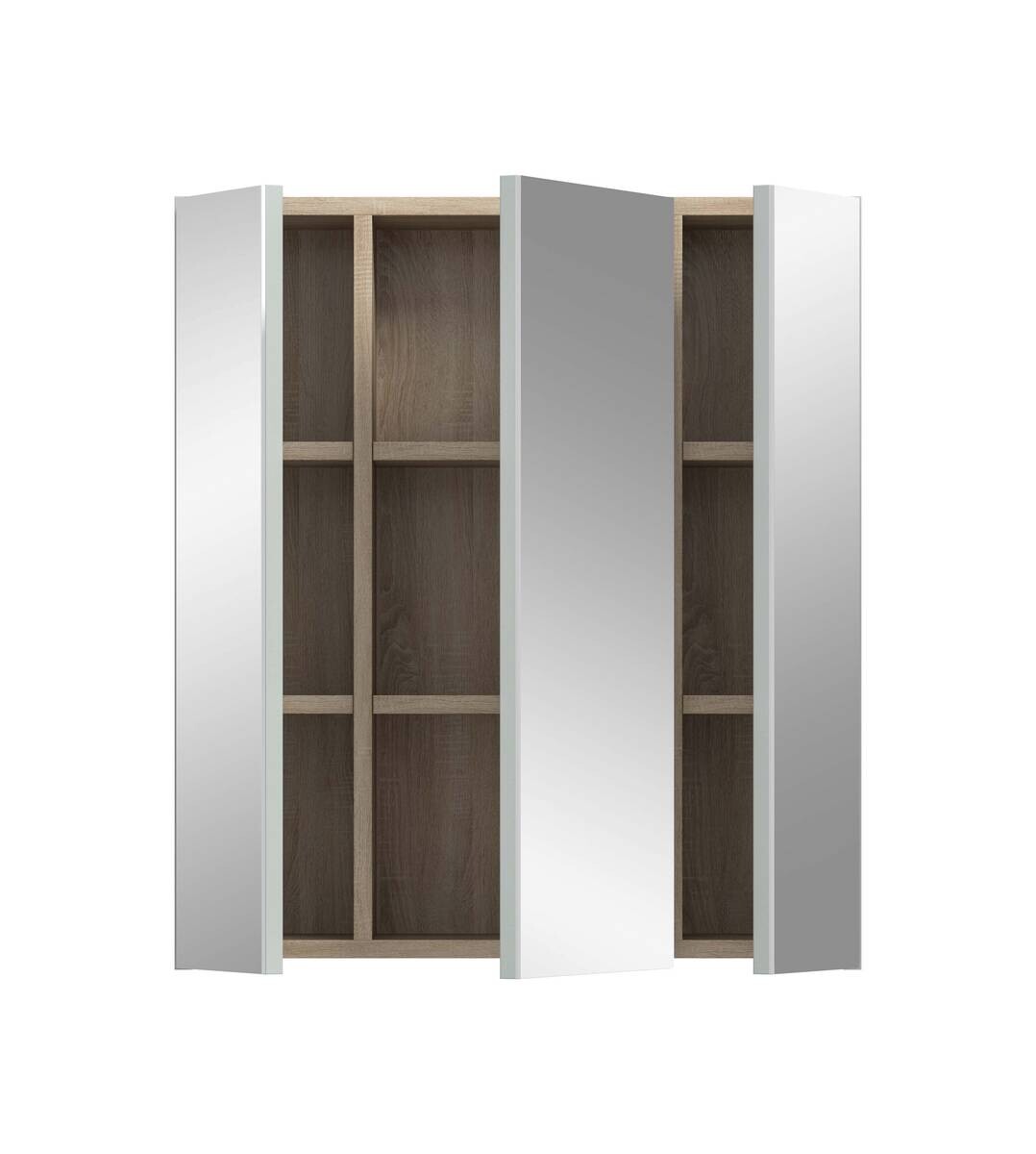 Spiegelschrank STAR Eiche Nachbildung B/H/T: ca. 60x68x19 cm