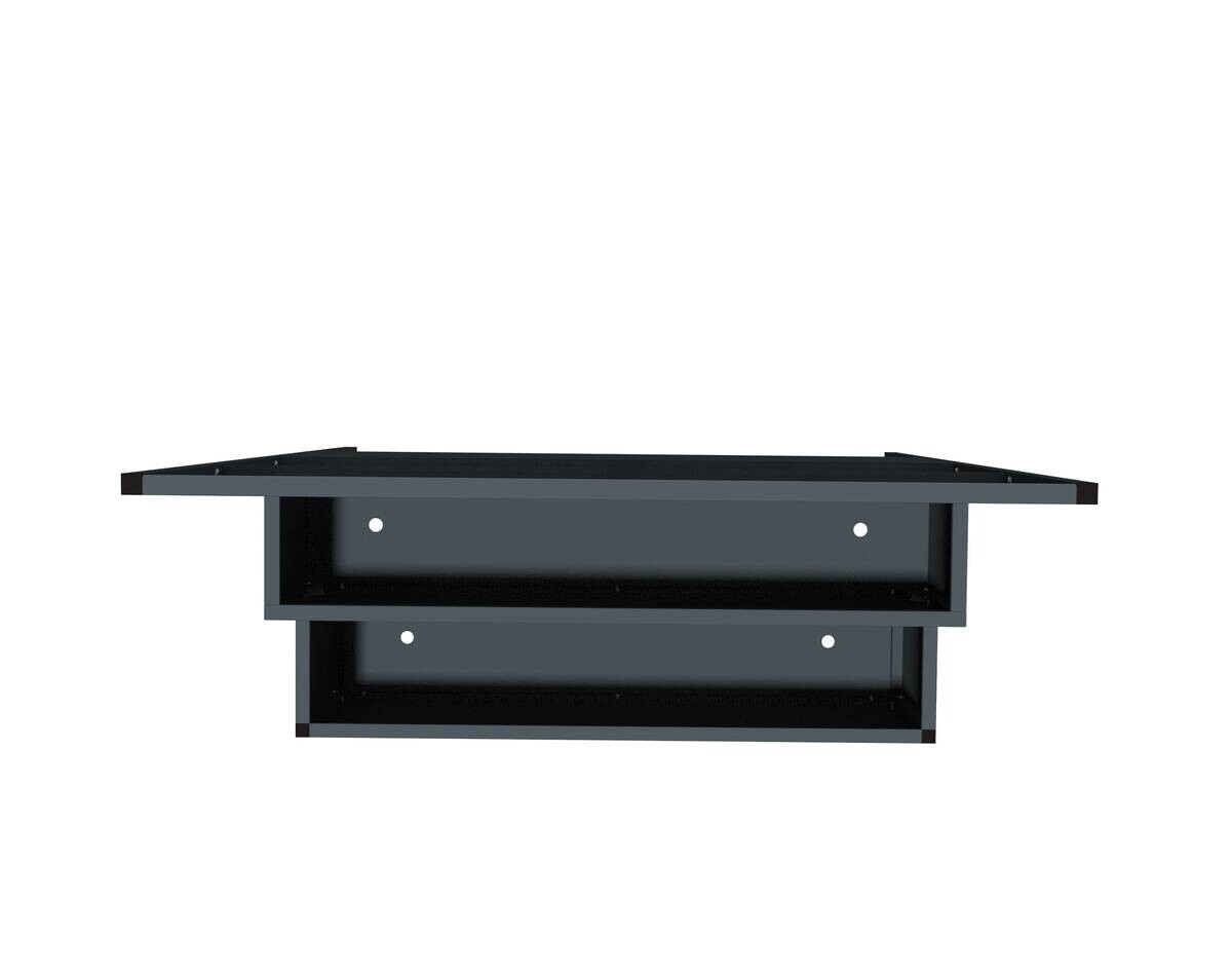 Westmann Pflanzkasten Dekora anthrazit Stahl B/H/L: ca. 90x120x40 cm