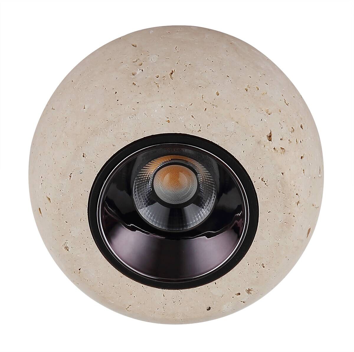 GLOBO LED-Pendelleuchte EVARA sand Metall H/D: ca. 150x1 cm 1 Brennstellen