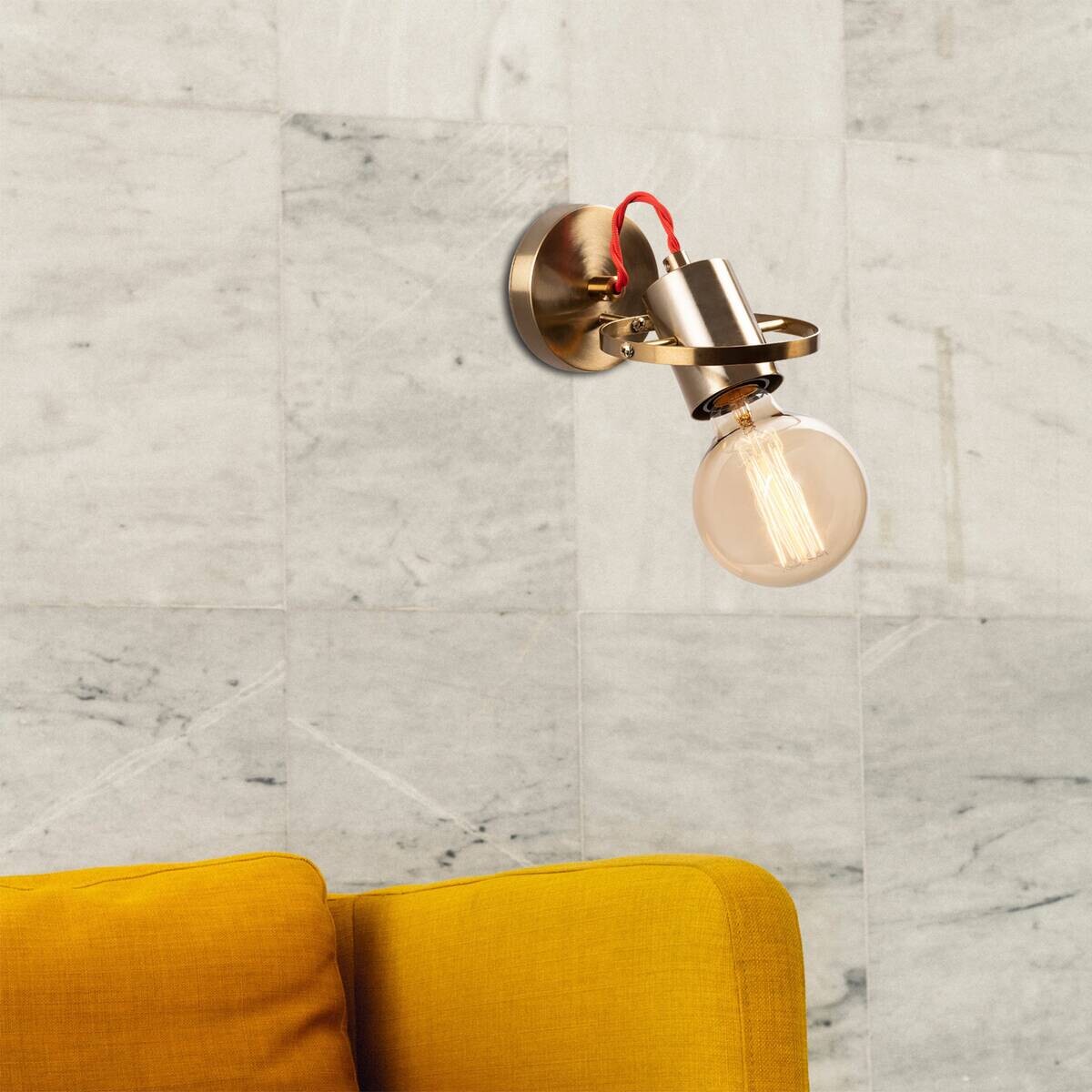 Opviq Wandleuchte Metall B/H/L: ca. 17x13x12 cm E27 1 Brennstellen