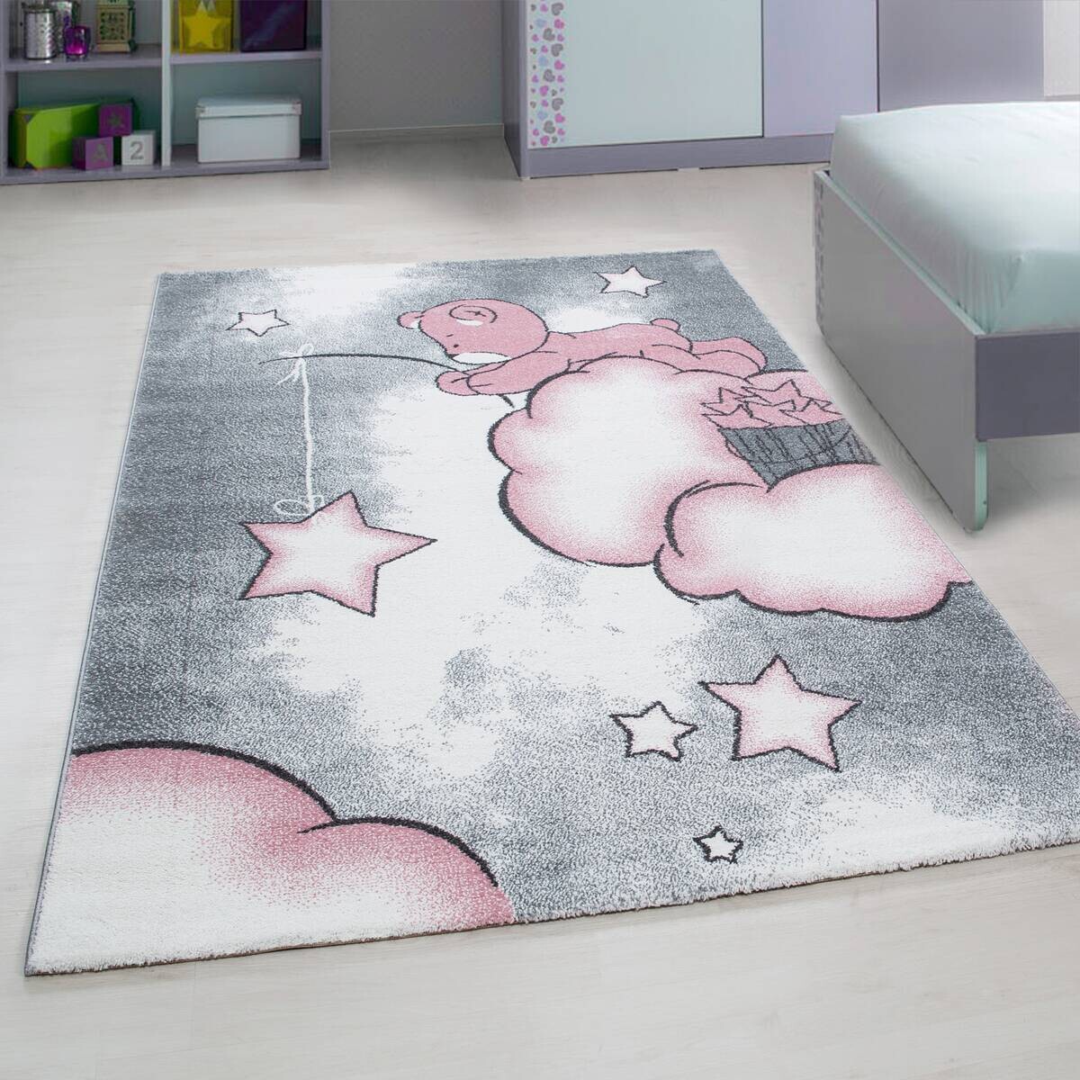 Ayyildiz Teppich KIDS pink B/L: ca. 140x200 cm