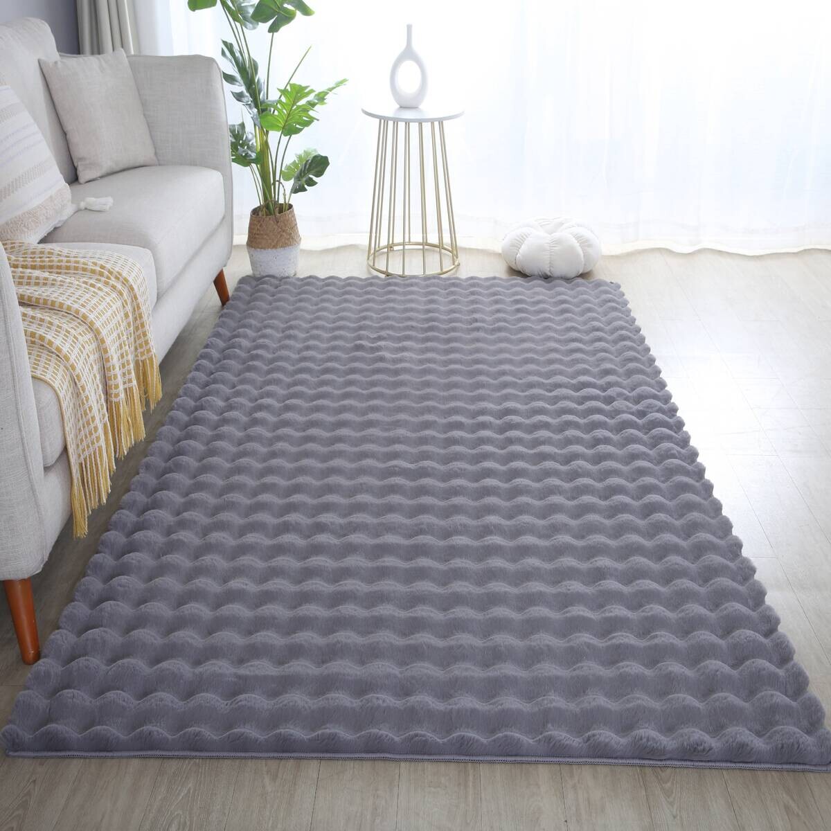 Ayyildiz Teppich AMBIANCE grau B/L: ca. 200x290 cm