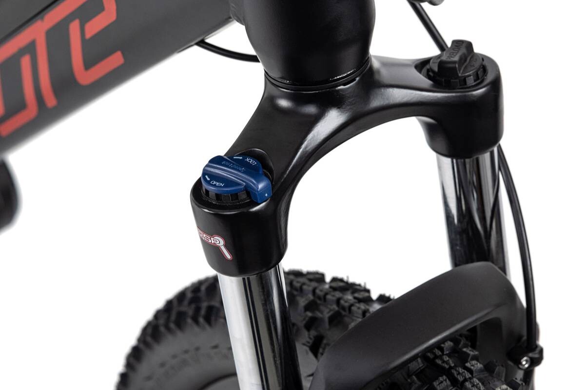 Adore Mountain E-Bike Xpose 27,5'' Xpose 27,5 Zoll Rahmenhöhe 51 cm 9 Gänge schwarz schwarz ca. 250 W ca. 36 V ca. 27,5 Zoll