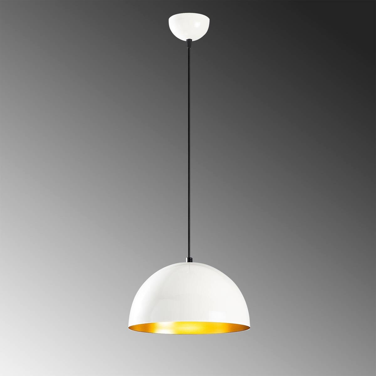 Opviq Pendelleuchte weiß Eisen B/H/T/L/D: ca. 30x111x30x30x30 cm E27 1 Brennstellen