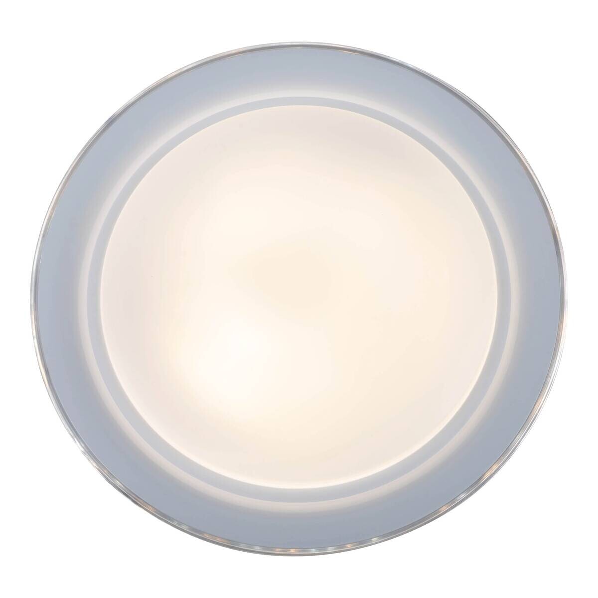 Näve Leuchten LED-Deckenleuchte weiß Metall Kunststoff B/H/T/D: ca. 50,5x7,5x50,5x50,5 cm