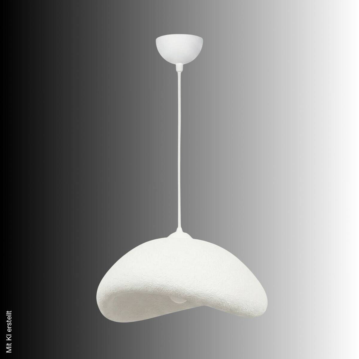 Opviq Pendelleuchte weiß Metall B/H/T/L: ca. 52x120x40x52 cm E27 1 Brennstellen