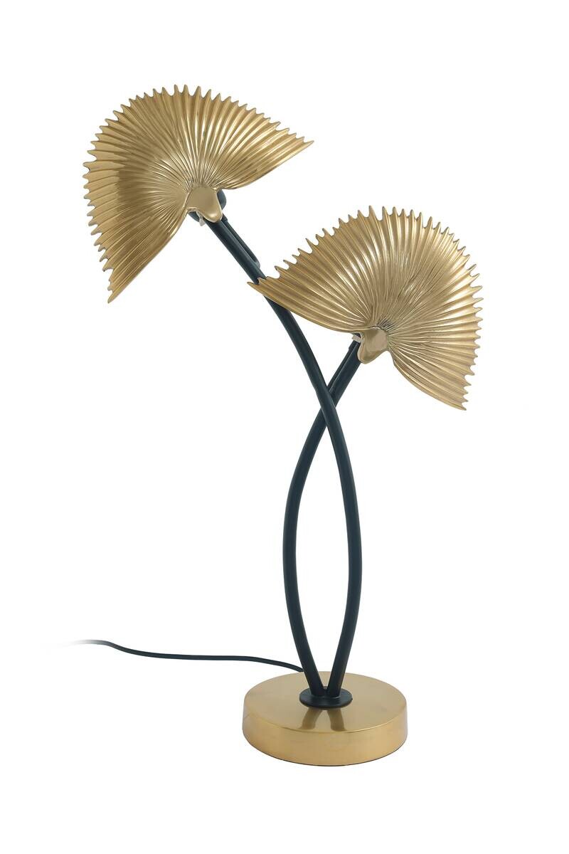 Kayoom Tischleuchte gold Aluminium B/H/L: ca. 16x60x38 cm E27 2 Brennstellen