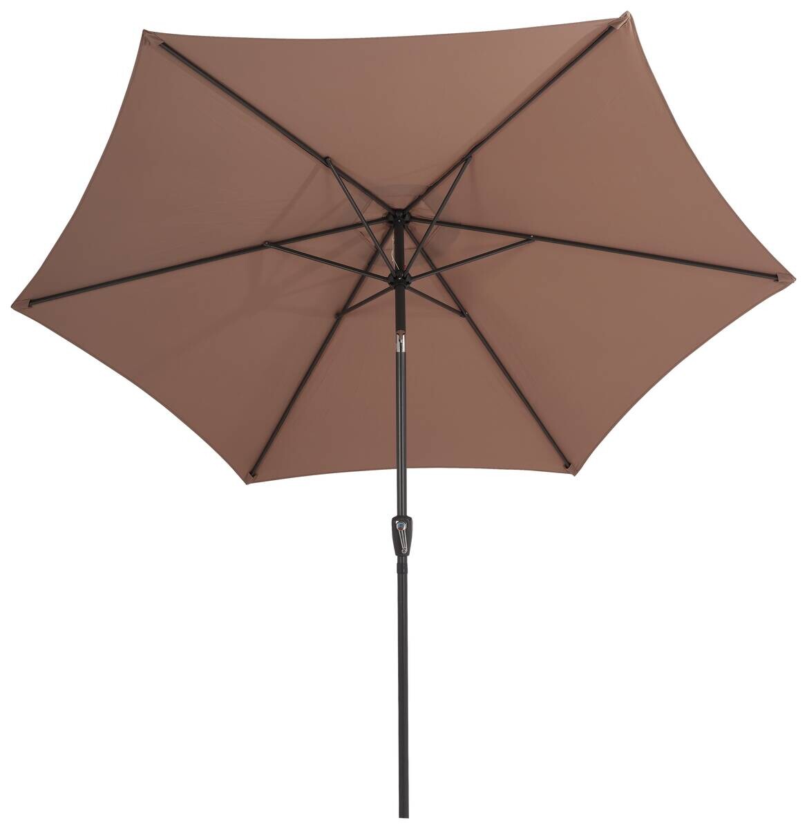 POCOline Sonnenschirm taupe Polyester H/D: ca. 240x300 cm
