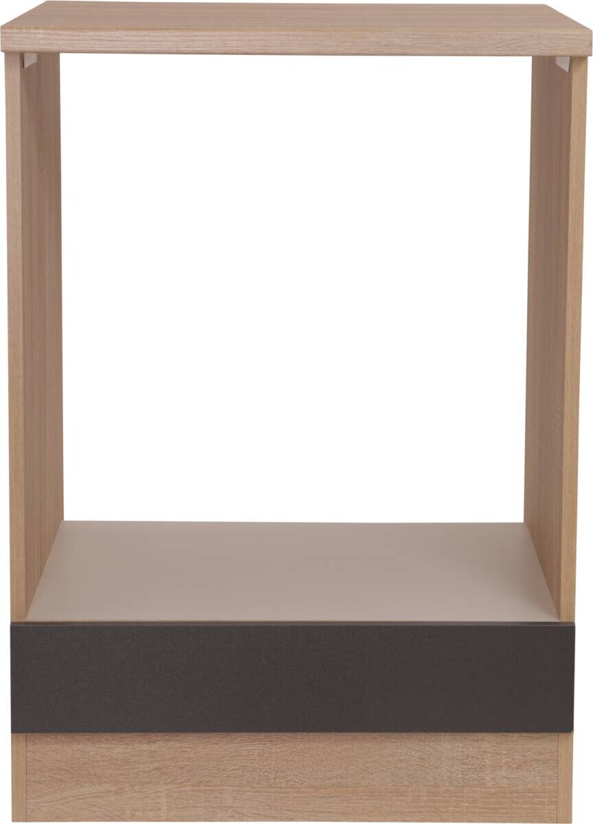 Herdumbauschrank Merle grau B/H/T: ca. 60x85x60 cm