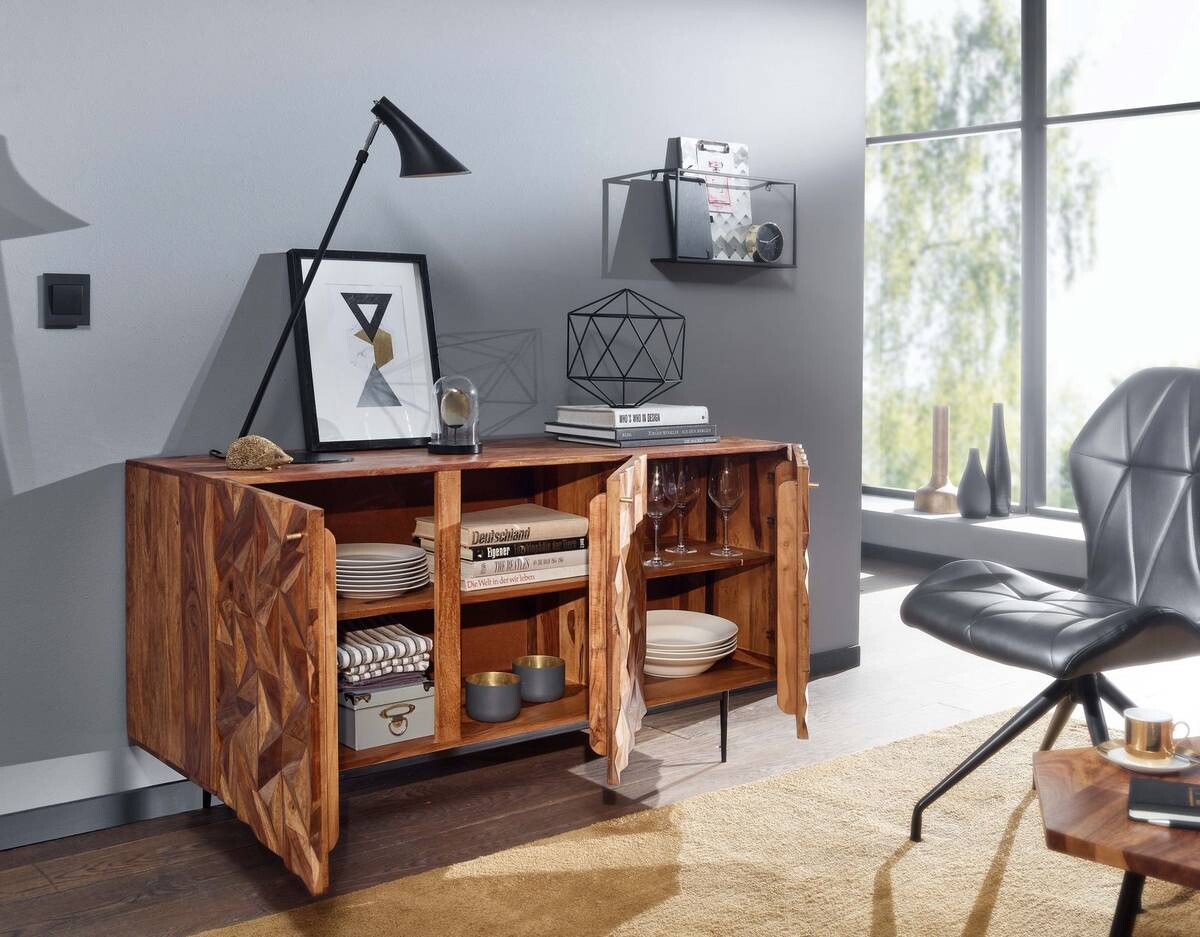 Sideboard rosenholz Nachbildung B/H/T: ca. 144x72x47 cm