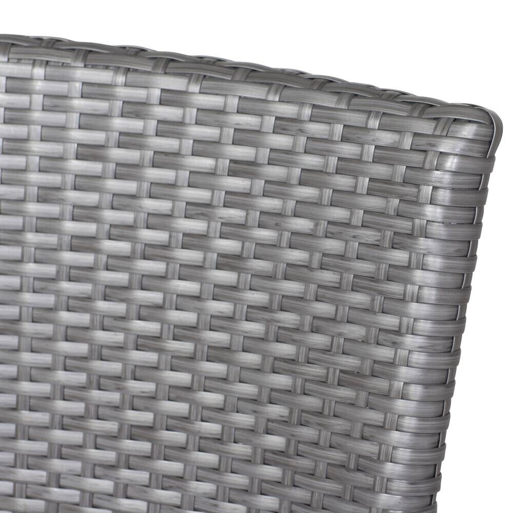 Gardamo Sessel 2er Set MINAS titanfarbig Kunststoff B/H/L: ca. 57x85x61 cm