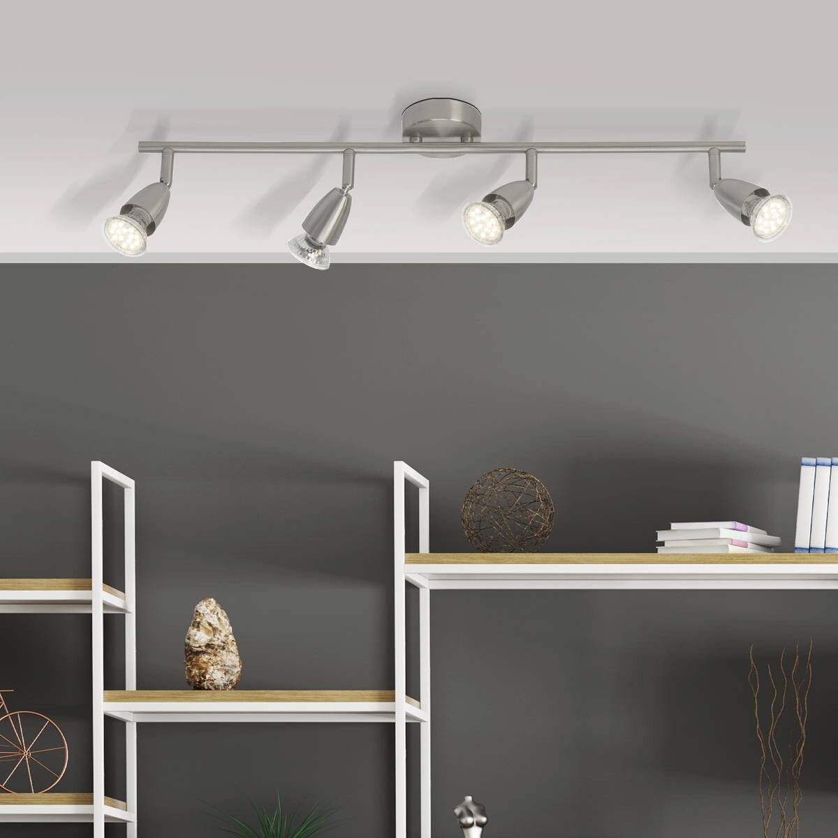 Brilliant Spot G21532/13 Chrom Metall B/T: ca. 60x13 cm 4 Brennstellen