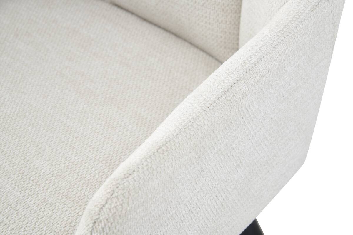 Stuhl BELLA, 2er Set creme Stoff B/H/T: ca. 55x82x62 cm