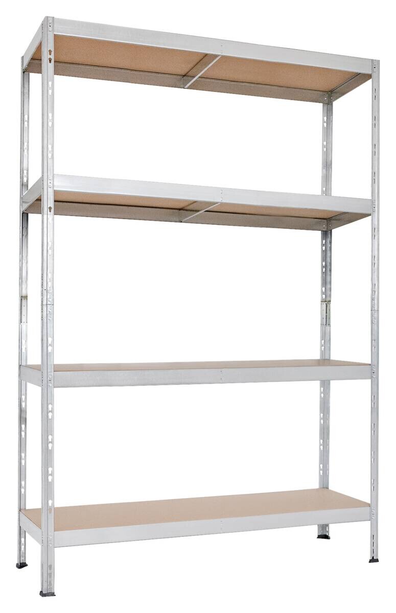 Schwerlaststeckregal verzinkt B/H/T: ca. 120x180x40 cm