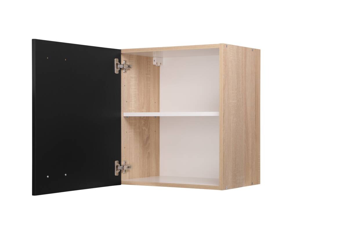 Hängeschrank Merle schwarz B/H/T: ca. 50x56x35 cm