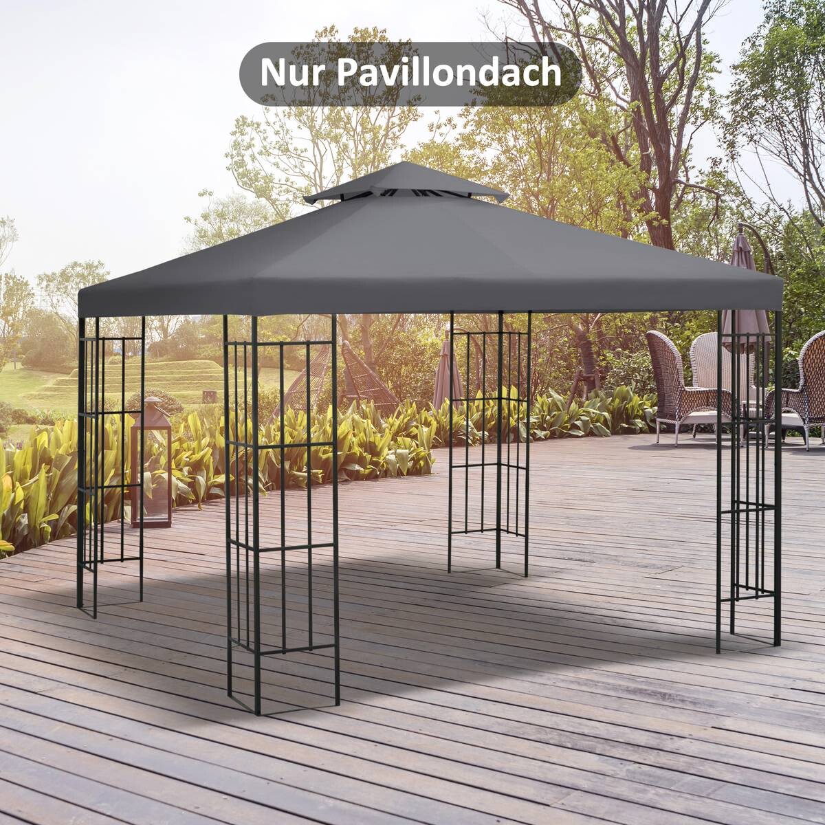 Outsunny Ersatzdach für Pavillon