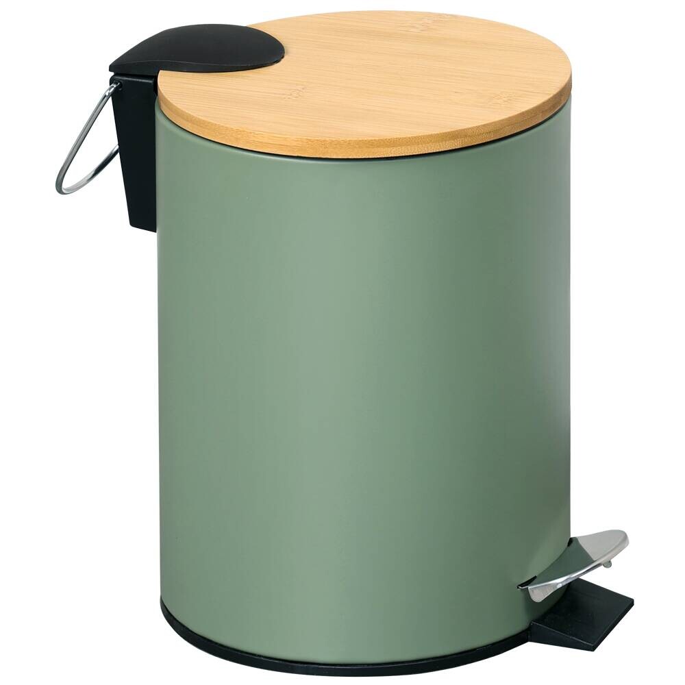 Kosmetikeimer grün Bambus B/H/L: ca. 17x24x17 cm ca. 3 l