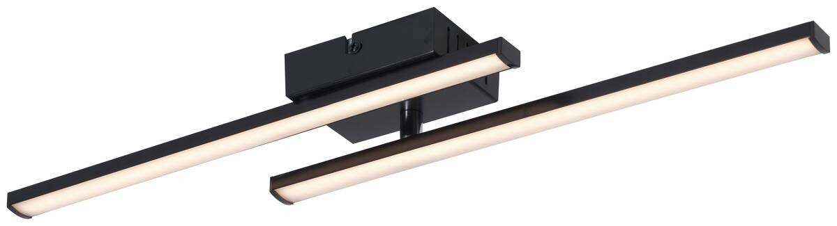 POCOline LED-Deckenleuchte Cleo II schwarz Kunststoff B/H/L: ca. 7x5,6x50 cm