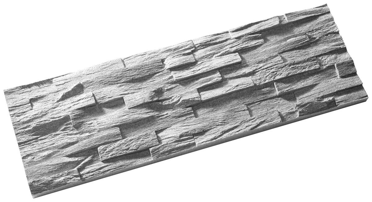 Dekorstein grau B/L: ca. 18,7x54,7 cm