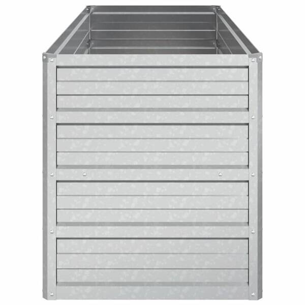 Garten-Hochbeet silber Stahl B/H/L: ca. 40x45x100 cm