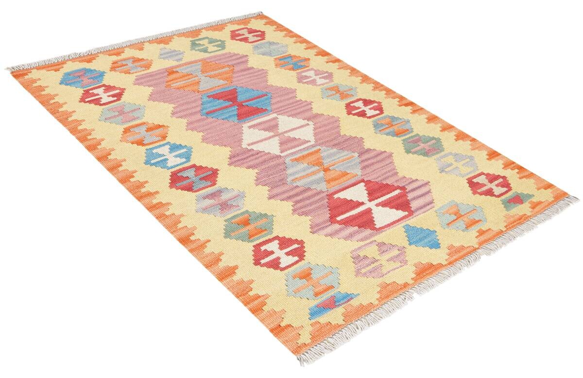 PersaTepp Teppich Kelim Gashgai rosa B/H/L: ca. 81x1x123 cm