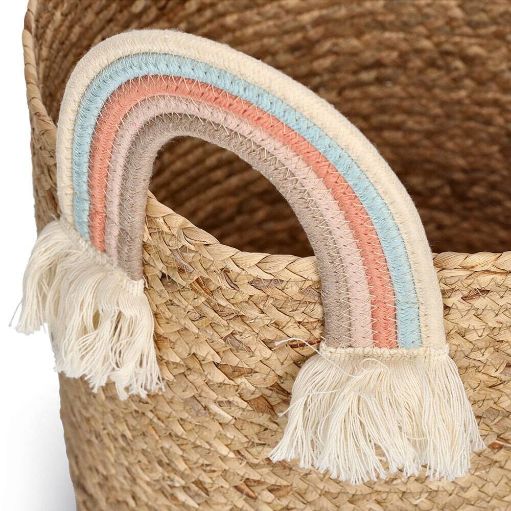 Zeller Aufbewahrungskorb Rainbow natur B/H/L: ca. 33,5x35x15 cm