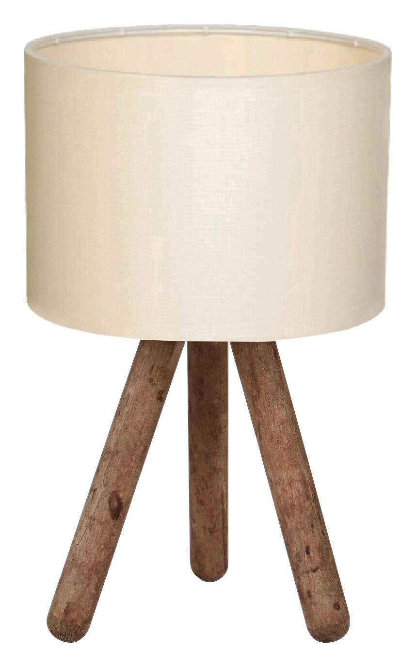 Opviq Tischleuchte AYD-2939 creme Stoff B/H/T/L/D: ca. 19x32x19x19x19 cm E27 1 Brennstellen