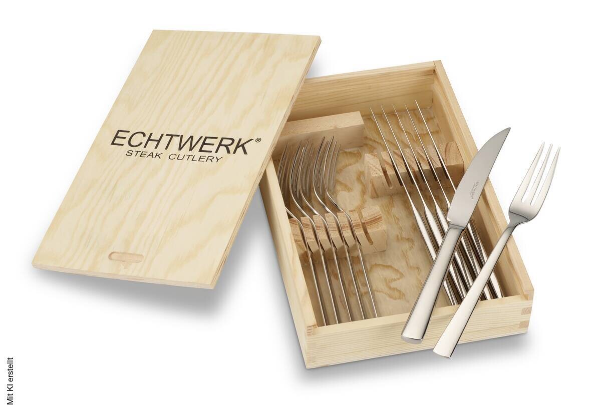 ECHTWERK Besteckset Sarre Edelstahl Edelstahl 12 tlg.