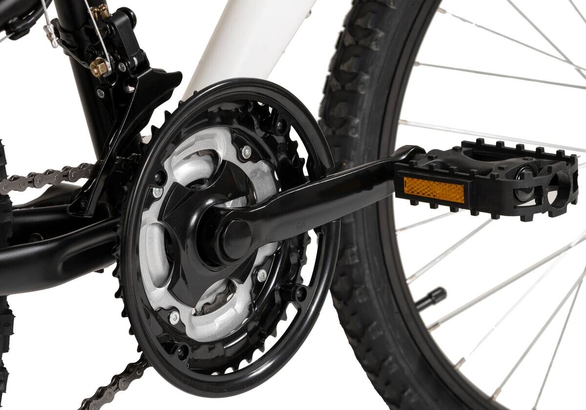 WYLD Kinder-Mountainbike Zodiac ZODIAC 24 Zoll Rahmenhöhe 38 cm 18 Gänge weiß weiß ca. 24 Zoll
