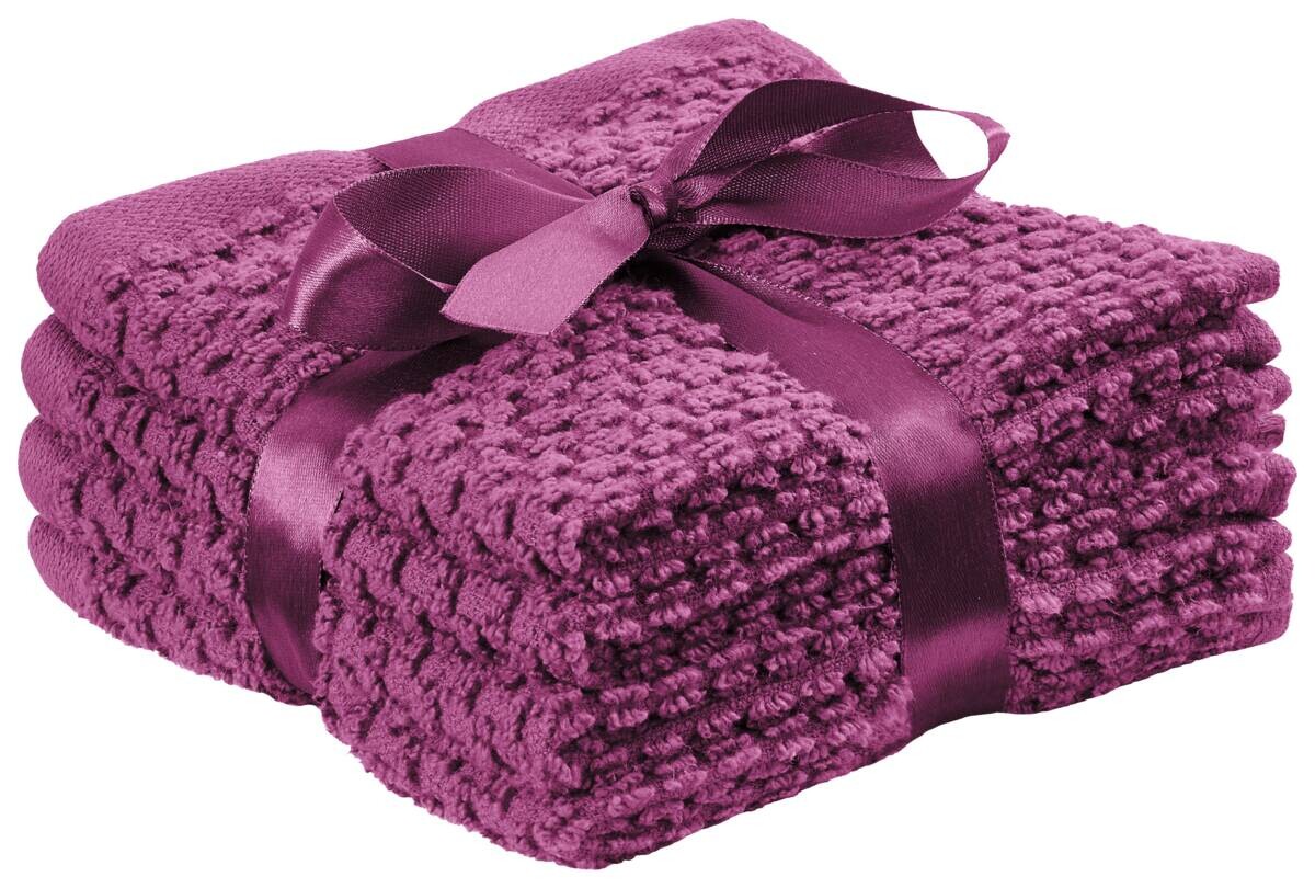 POCOline Seiftuch Popcorn beere 100% Baumwolle B/L: ca. 30x30 cm