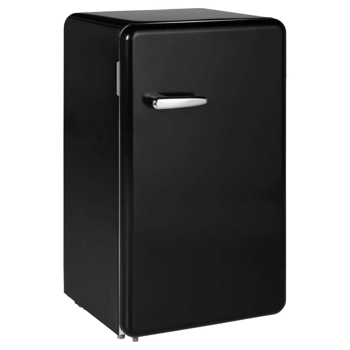 POCOline Retro Kühlschrank KS84-93ESG schwarz B/H/T: ca. 49x84x46 cm