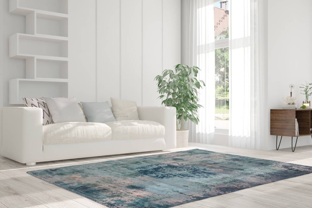 360Living Teppich Vintage petrol B/L: ca. 160x230 cm