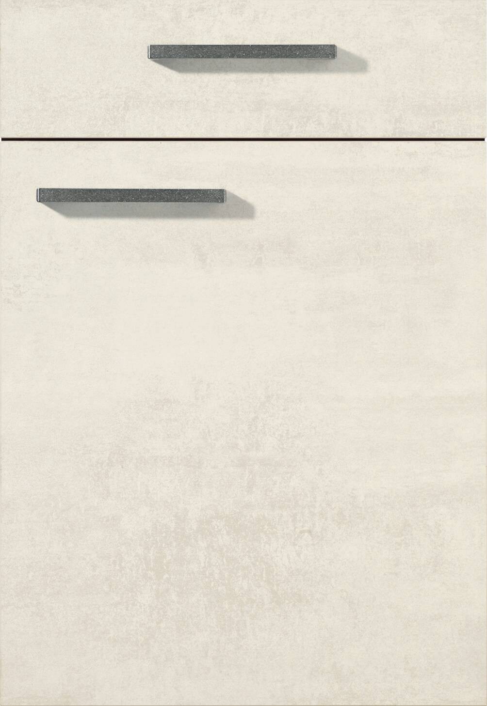 nobilia Winkelküche Riva Weißbeton Nachbildung B/T/L: ca. 275x60x175 cm