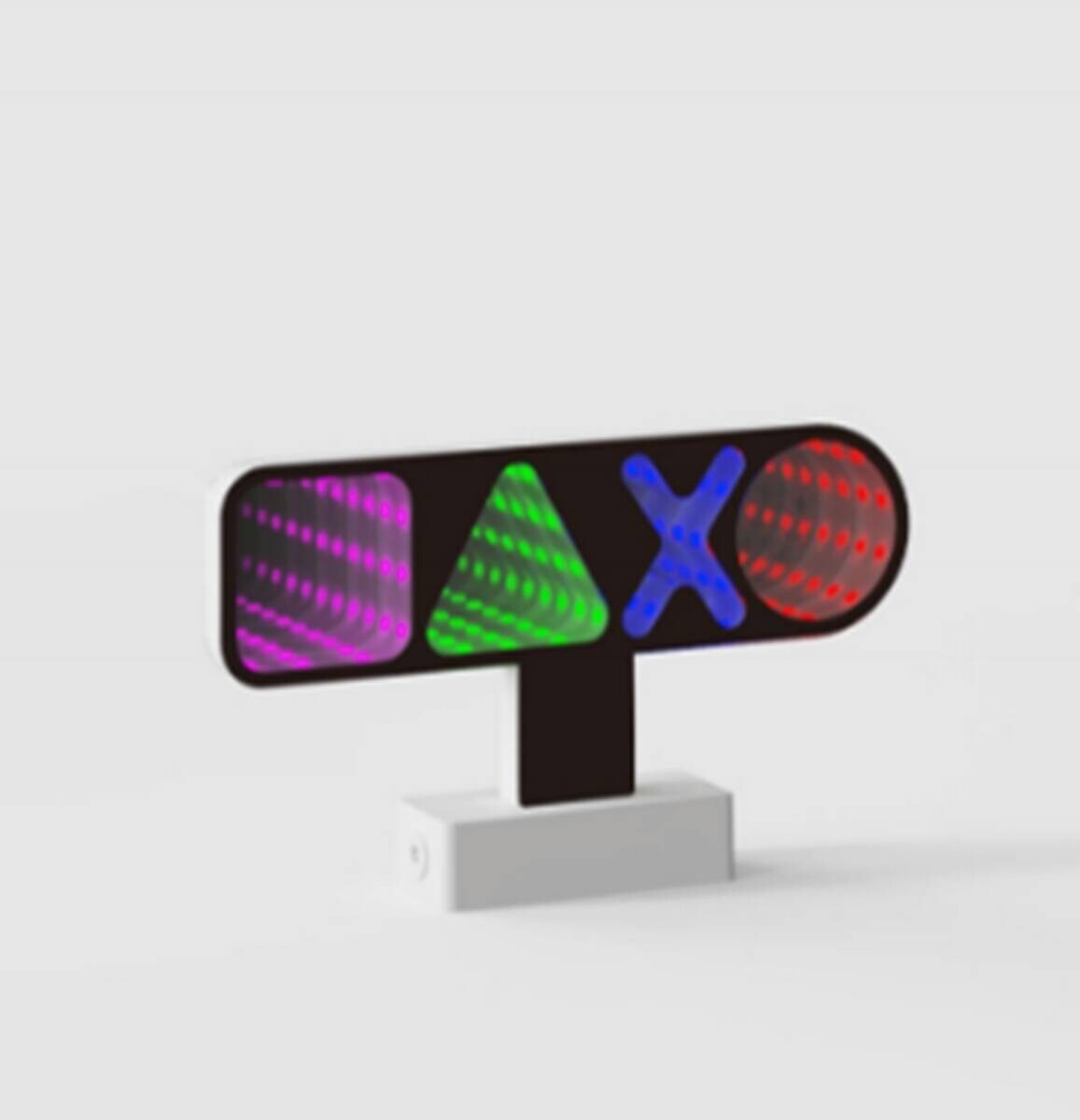 Nolo LED-Infinityleuchte weiß B/H/T: ca. 25,4x4,5x15 cm