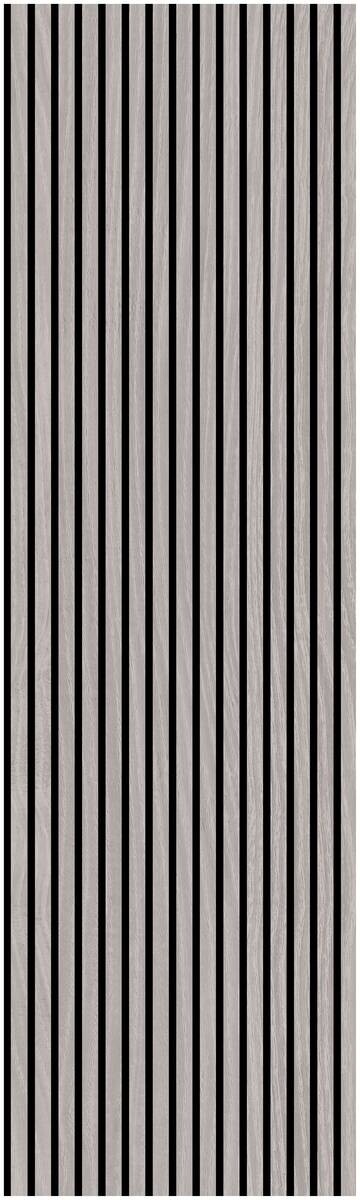 Wand- und Akustikpaneel grau L/B/H: ca. 244x60x1 cm pro Stück