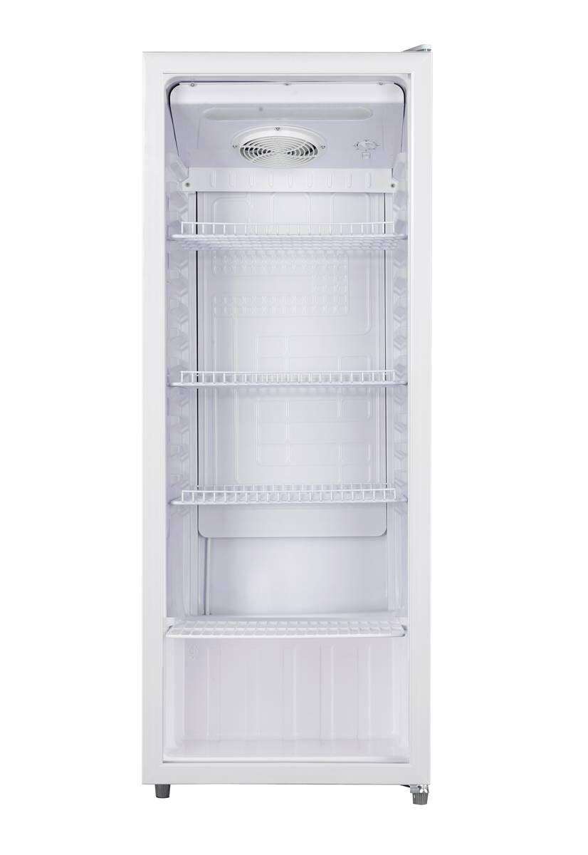POCOline Glastürkühlschrank GTK144-235 DW weiß B/H/T: ca. 54x144x55 cm