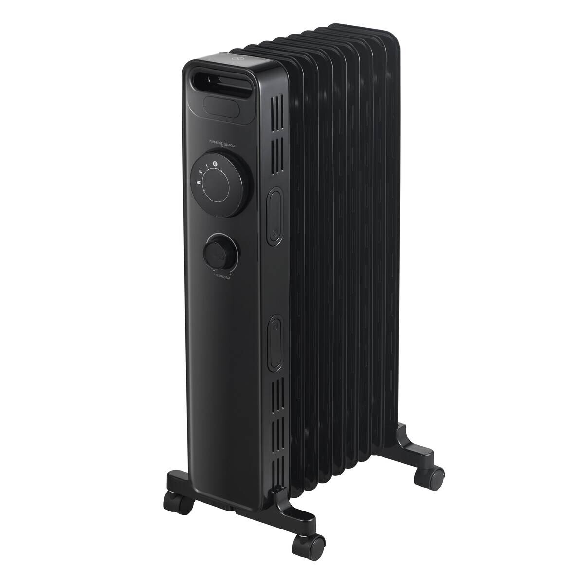 Ölradiator NY2009-22M schwarz Kunststoff Metall B/H/L: ca. 24x64x33 cm ca. 2000 W