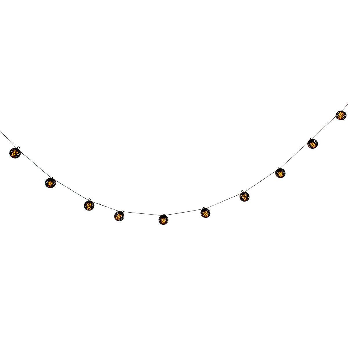 Solarlichterkette 4,85 m schwarz