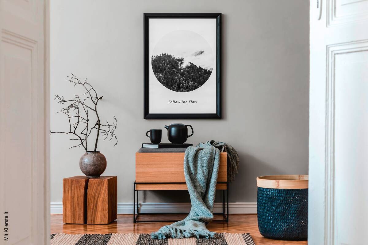 A.S.Creation Vliestapete Trendwall 2 Uni grau B/L: ca. 53x1005 cm