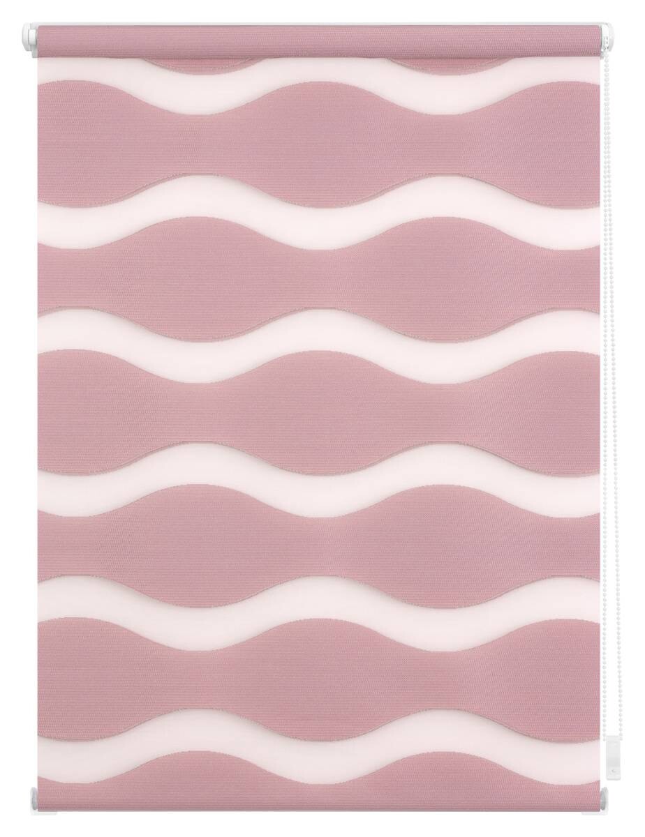 LICHTBLICK Doppelrollo Duo Welle altrosa B/L: ca. 60x150 cm