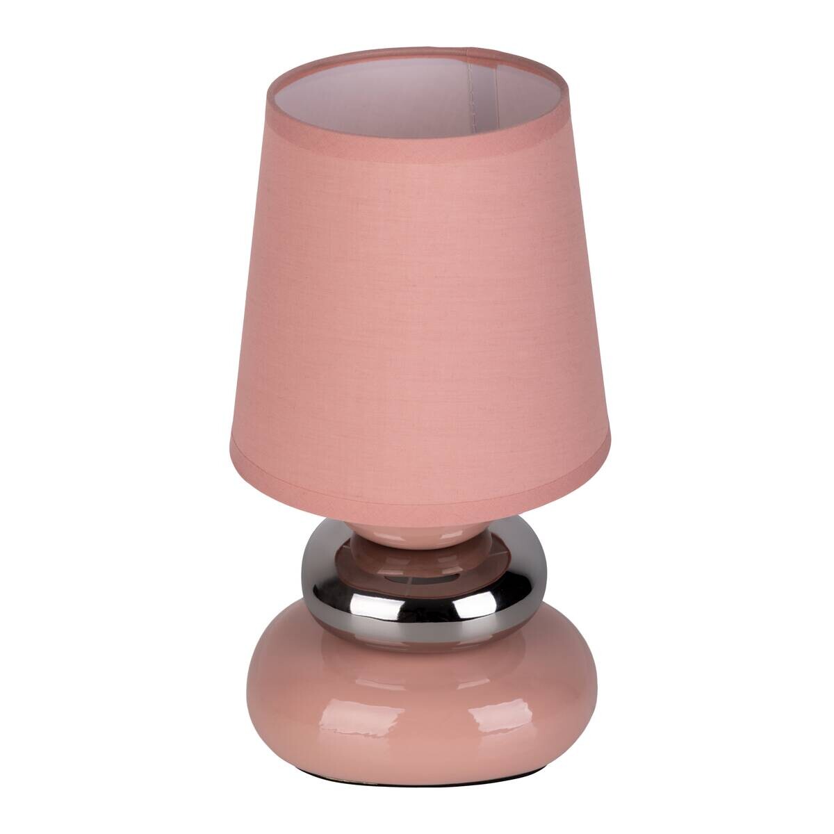 Näve Leuchten Tischleuchte 3045332 lachs rosé Keramik B/H/T: ca. 16x31x16 cm E14 1 Brennstellen