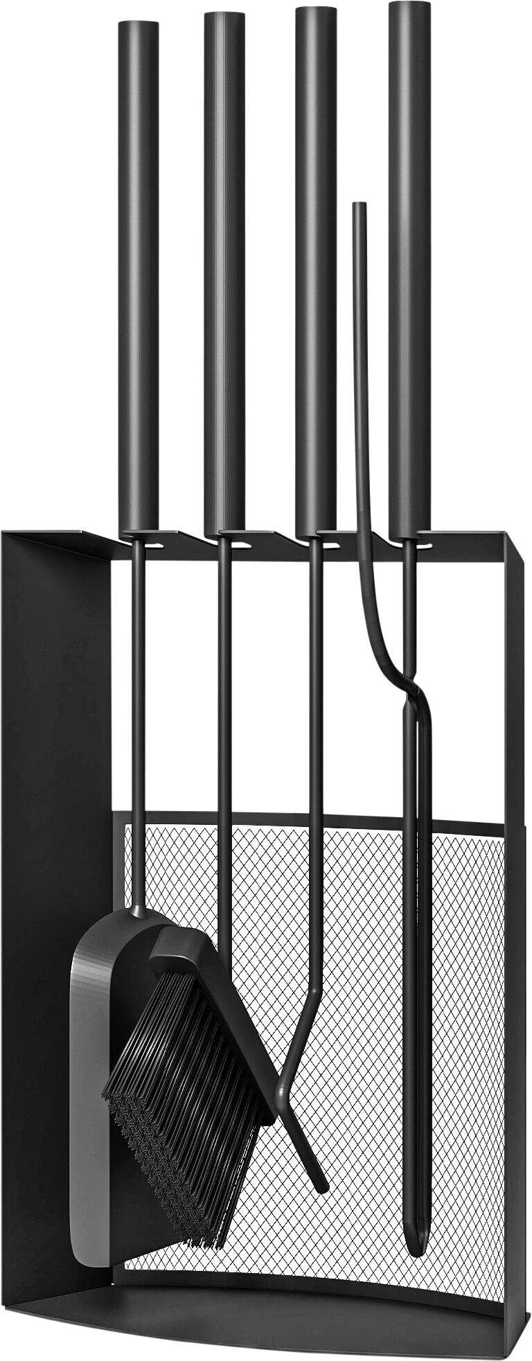 Outsunny Kaminbesteck schwarz B/H/L: ca. 13x59,5x28 cm