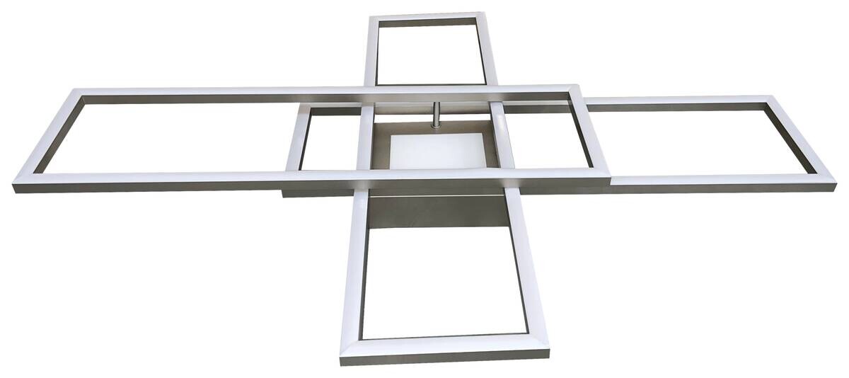 POCOline LED-Deckenleuchte Yara silber Metall Kunststoff B/H/L: ca. 69,4x11,5x99,2 cm