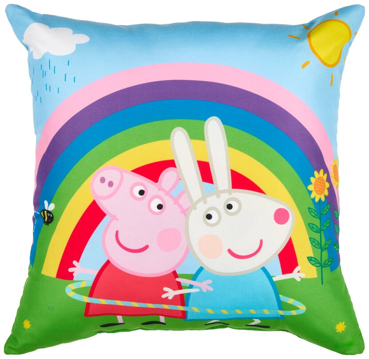 Peppa Pig Dekokissen bunt 100% Polyester B/L: ca. 40x40 cm