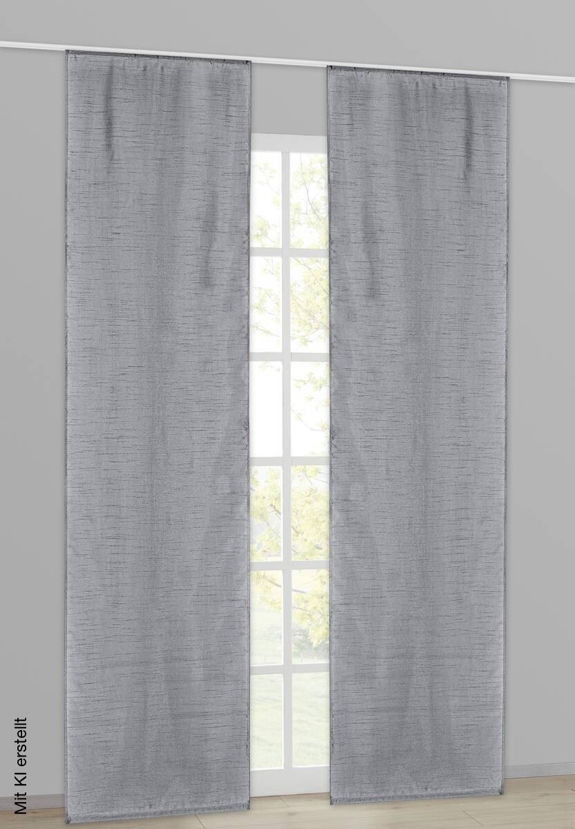 Acus Schiebevorhang Taifun silber B/L: ca. 60x245 cm