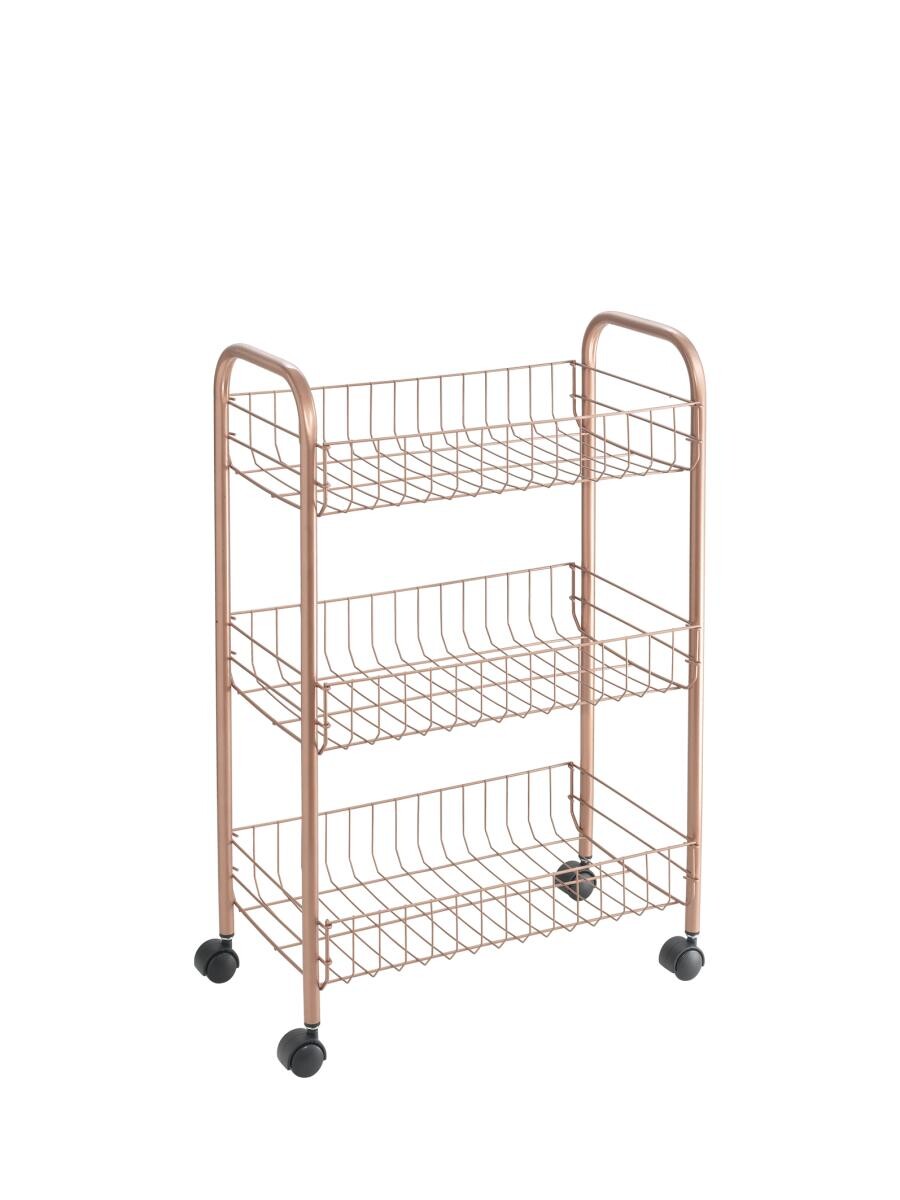 Metaltex Allzweckwagen Lugano Copper Kupfer Stahl B/H/L: ca. 23x63x41 cm